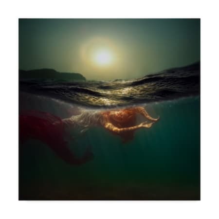 Trademark Fine Art Dmitry Laudin 'Siren' Canvas Art, 35x35 1X07376-C3535GG